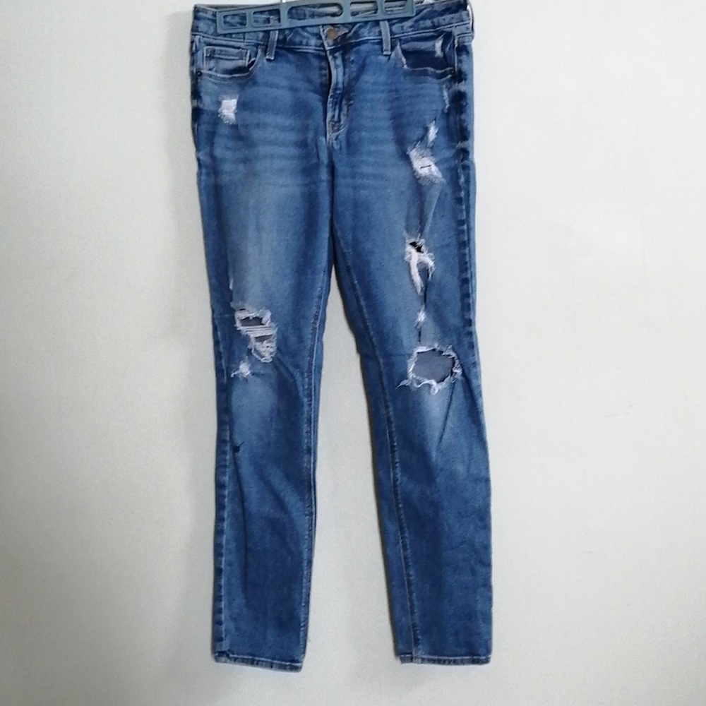 Distressed Rockstar jeans
